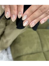 モツヲネイル(motsu.O! NAIL)/マグネット×パールデザイン