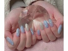 チェリーブロッサム(A CHERRY BLOSSOM)/水色とホワイトシルバー