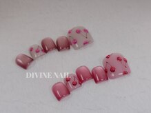 ディバイン ネイルズ(DIVINE NAILS)/フット・デザイン定額