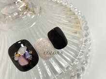 ネイルサロン カラーエイト(Nailsalon COLOR.8)/フットネイル・シェル・金箔