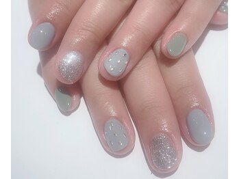 カラン 焼津店(CALIN)/ニュアンスピスタチオネイル