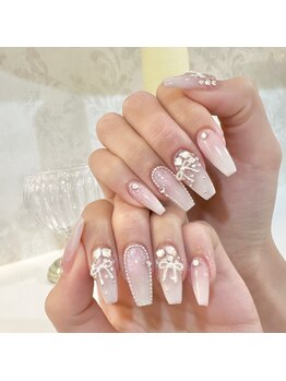 ラビィ 新宿店(Raviy)/逆グラデーションネイル