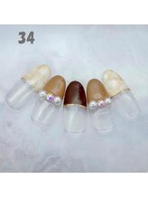 はあとねいる 町田店/ハンドネイル：No.34