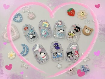 キャラクターシールつけ放題