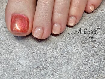 エアネイル(eA NAIL)/フットネイル/ワンカラー