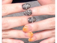 モルフォ 千駄ヶ谷(Morpho)/さりげなくトゥバ推し活ネイル