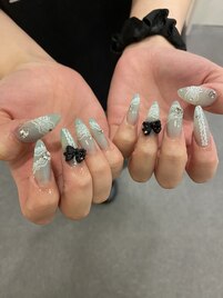 ミントグリーン×レース