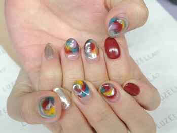ルズ エラ プライベートネイルサロン(Luz ella private nail salon)/鉱物ネイル♪
