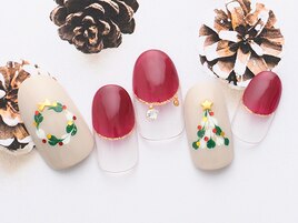 クリスマスネイル