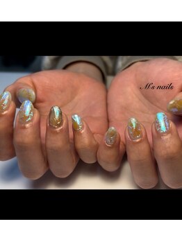 エムズネイル サベージ(M's nails Savage)/オーロラフィルム☆