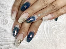 サロンド トウキョウ(Le salon de TOKYO)/クリアブルーの夏ネイル