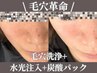 《毛穴革命パーフェクトコース》毛穴洗浄+炭酸パック+水光注入 ¥30800→¥9800