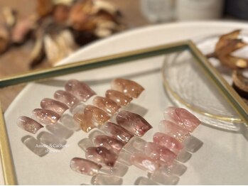 アメリアンドカシェット(Amelie&Cachette)/ニュアンネイル：aoi