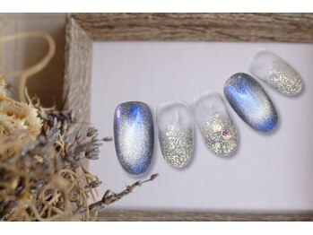 FAST NAIL 春日部店【パラジェル/ジェルネイル専門/定額/マグネット/フットネイル】/ミラー ワンホン 【11873】