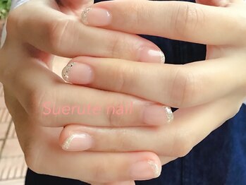 スエルテ ネイルサロン 北千住店/ラメフレンチ 定額¥8000