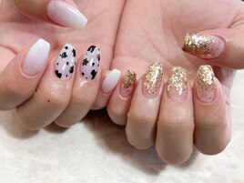 ダルメシアン　ネイル