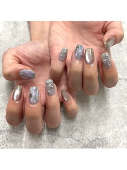 ネイルサロンファストネイルプラス 新宿店(FAST NAIL PLUS)/2025夏ネイル【マグネット】