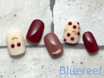 ネイルアンドまつげエクステ ブルーリーフ 四谷三丁目店(Blue Reef)/ガーリーネイル
