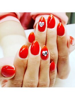 フローラ/ワンカラー＋イニシャル