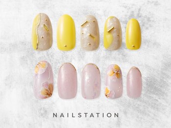 ネイルステーション ルミネ新宿1店(NAIL STATION)の写真/ワンランク上の華やかな指先に♪イベント時や特別な日にオススメのデザインネイル☆パラジェル使用◎