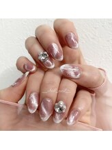 シェルネイル(shell nail)/結晶フレンチ