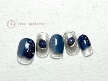 ネイルメゾン 梅田(NAIL MAISON)/ネイビーマグニュアンス