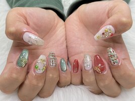 クリスマスネイル