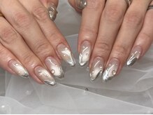 ハズグラスネイル(Haze Grass nail)/個性ニュアンス