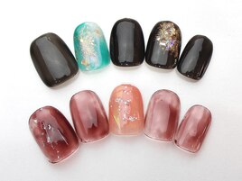 ぬりかけニュアンスネイル