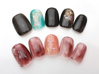 ユースタイル 新宿店(U-style)/ぬりかけニュアンスネイル