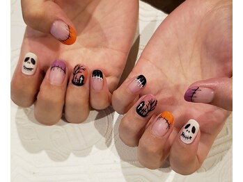 ネイルサロン リスタ(Rista)/ハロウィン マット フレンチ