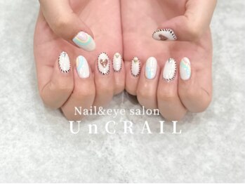 アン クレール(Un CRAIL)/手書きアート¥9980