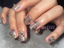 ミリネイルズ(milli nails)/つぶつぶシルバー