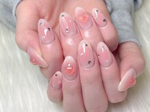 エムネイル(M-Nail)/★ピンクチークネイル★