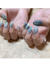 エスネイル(Snail)/お持ち込み　マーメイドネイル