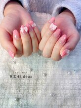 リッシュ ドゥ(RICHE deux)/ガーリーピンクグラデーション