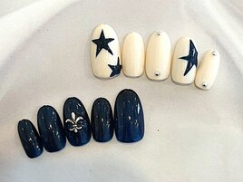 アシンメトリーネイル☆7700円