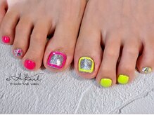エアネイル(eA NAIL)/フットネイル/親指アート