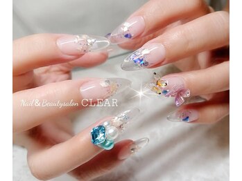 ネイルアンドビューティーサロン クリア(CLEAR)/クリアシェルネイル