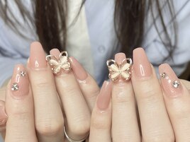 蝶々ネイル