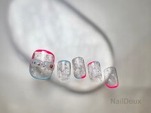 ネイル ドゥ 岡山駅前店(Nail Doux)/パステル粘土アートフット
