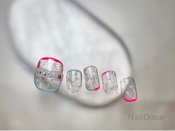 ネイル ドゥ 岡山駅前店(Nail Doux)/パステル粘土アートフット