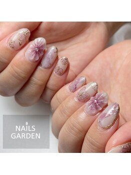 ネイルズガーデン(NAILS GARDEN)/フラワーネイル