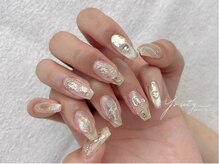 ユーティーネイル(Youty Nail)/ホワイトキラキラニュアンス