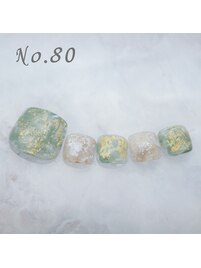 フットネイル：No.80