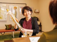 ひとりひとりに合わせた技術で身体の歪みを整えていきます。