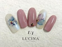 ネイルスタジオ ルキナ(LUCINA)/C-224 梅雨シーズン紫陽花ネイル