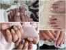 【set】hand design ＆foot onecolor ¥12500～（初回オフ・パラジェル無料）