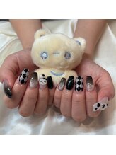 ネイルアンドアイラッシュヴィーナ ゆめタウン廿日市店 (Nail&EyeLash Vina)/ブラックネイル