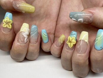 ハイビスカスネイル